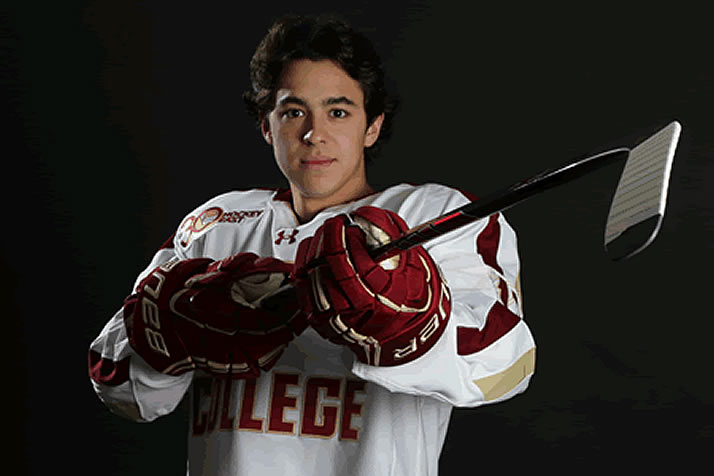 Flames sign Hobey Baker winner Johnny Gaudreau, Bill Arnold