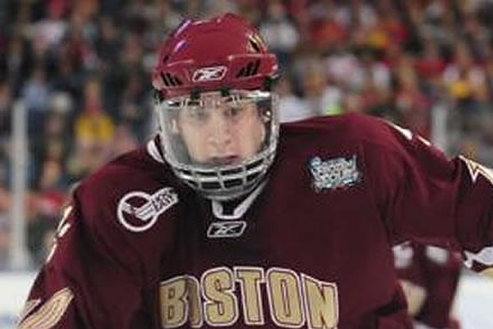 BC's Jimmy Hayes Talks USHL and College Hockey