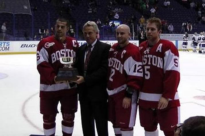 BU Wins Warrior Ice Breaker to Kick Off College Hockey Season