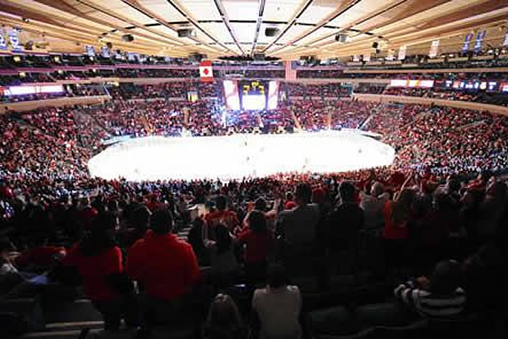 College Hockey Sells Out MSG