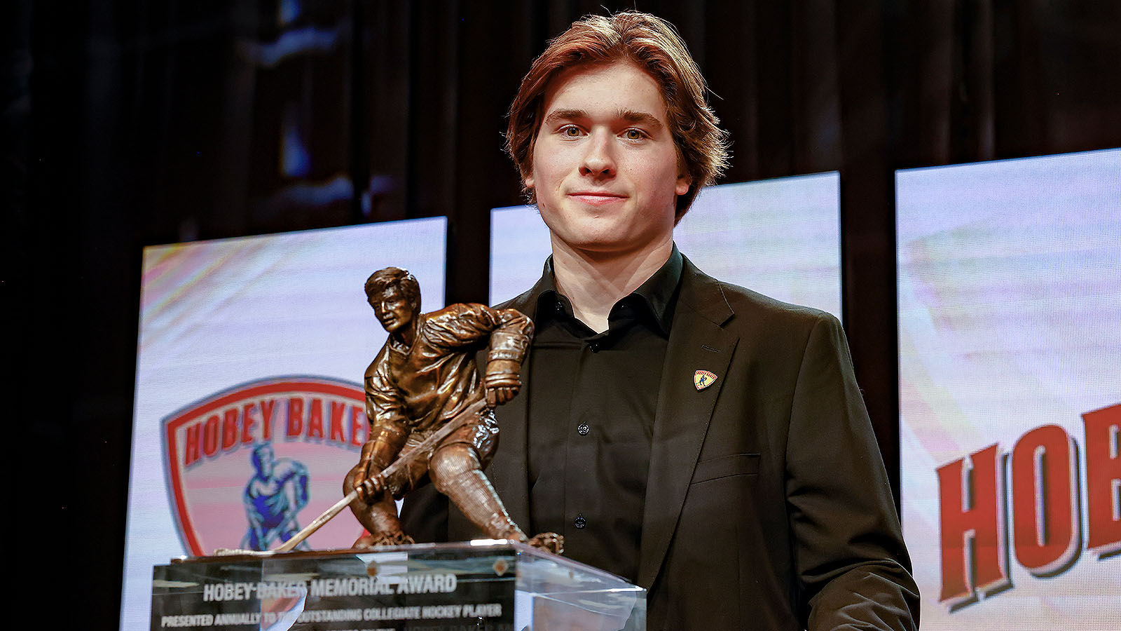 Freshman Phenom Celebrini Nabs Hobey Baker, Tim Taylor Awards