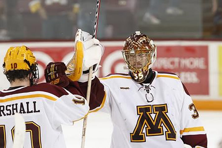 Gophers Sweep Player, Rookie of the Month