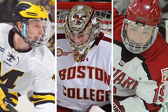 Trio Named to Hobey Hat Trick