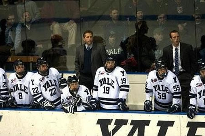 Yale, behind the guiding hand of ex-player Keith Allain, has reached new hockey heights this year